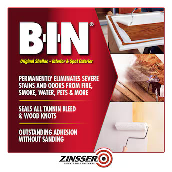Zinsser BIN Interior/Exterior Multi-purpose Shellac Wall and Ceiling Primer ( 1-gallon ) | Lowe's