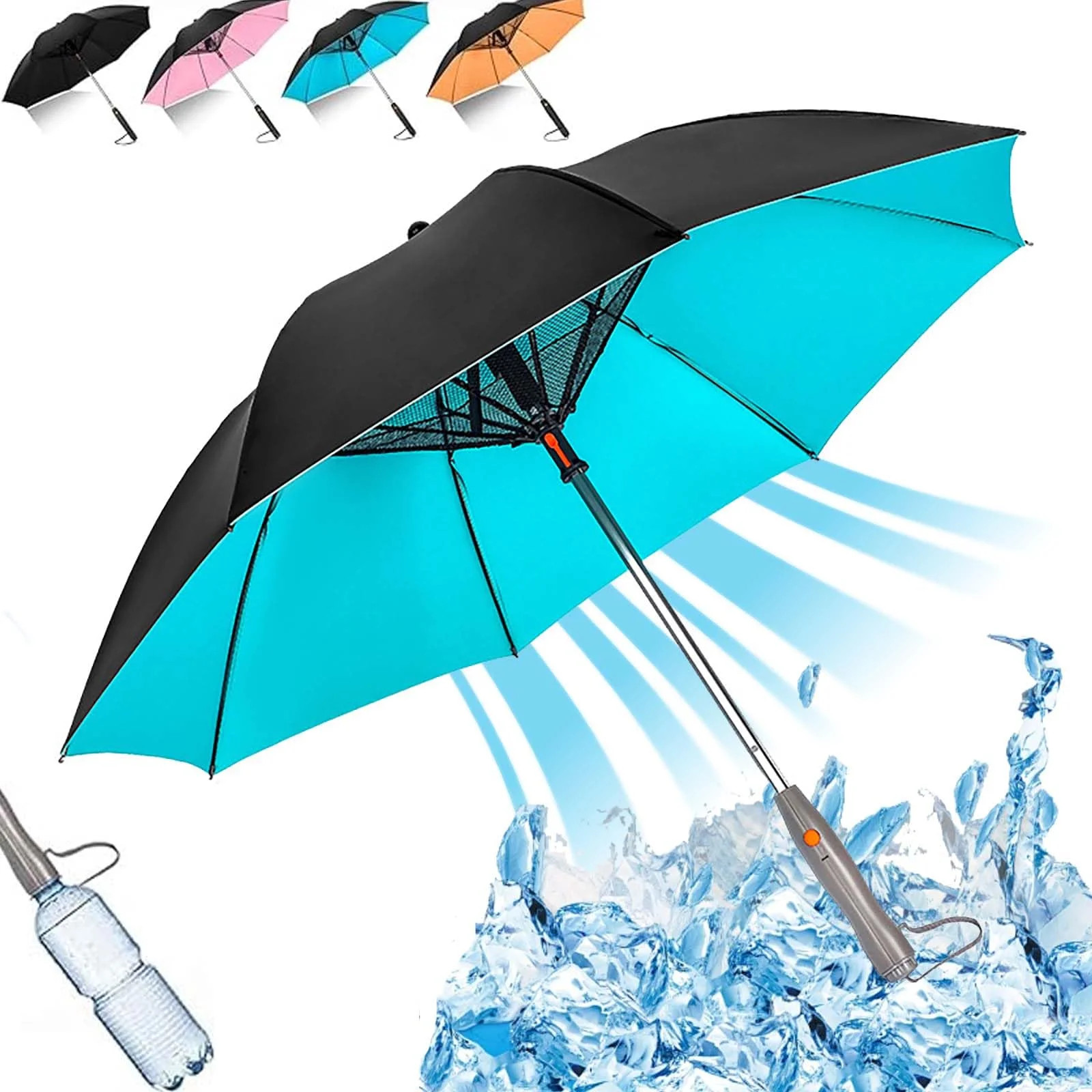 3 In 1 Umbrella With Fan And Mister, Uv Blocking Umbrella With Mist and Fan, Sun Umbrellas with F... | Walmart (US)
