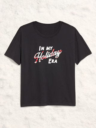 Holiday-Graphic Crew-Neck T-Shirt for Women | Old Navy (US)