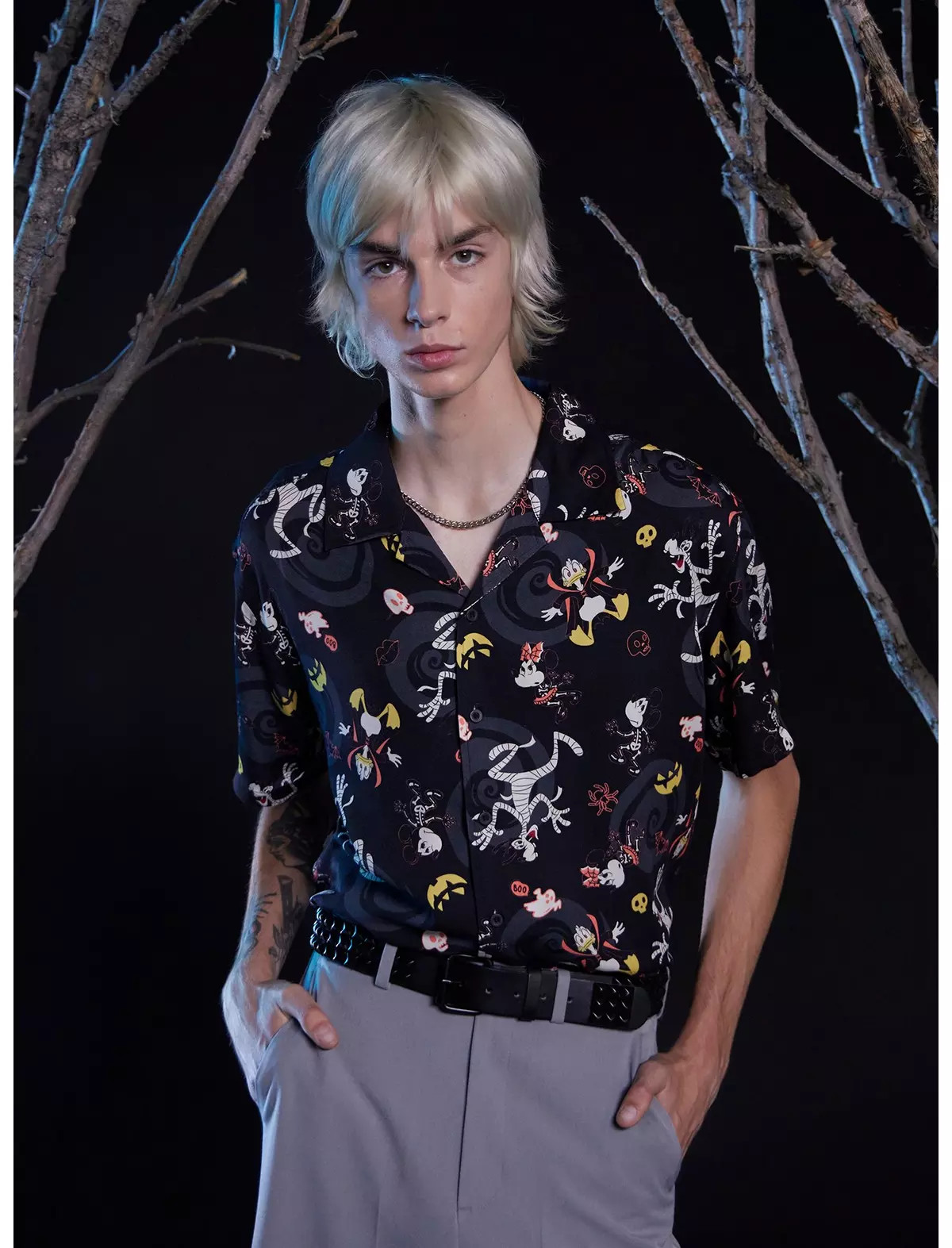 Our Universe Disney Halloween Costumes Woven Button-Up | Hot Topic