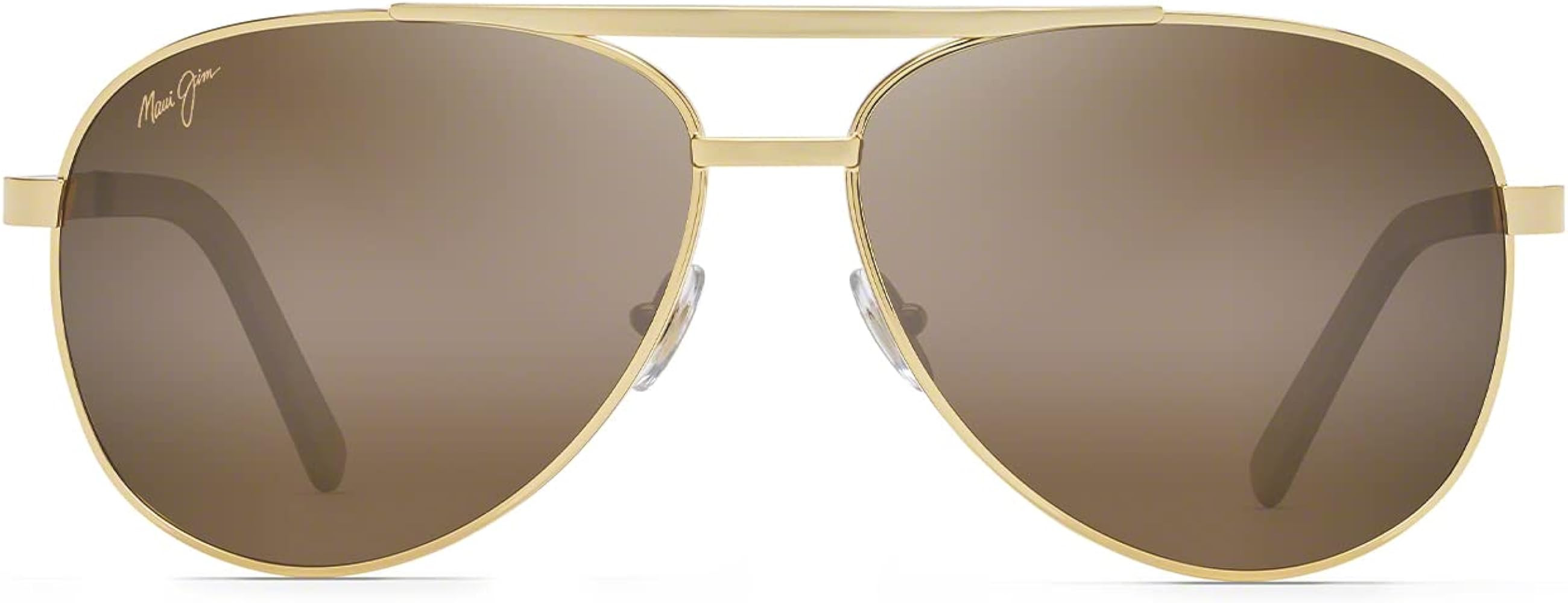 Maui Jim Men's and Women's Seacliff Polarized Aviator Sunglasses | Amazon (US)