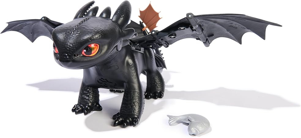 Dreamworks Dragons How to Train Your Dragon, Tame & Train Interactive Toothless with 60 Sounds & ... | Amazon (US)