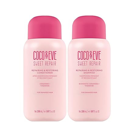 Coco & Eve Repair & Restore Shampoo & Conditioner Bundle. Hydrating & Strengthening Set for Damag... | Amazon (US)