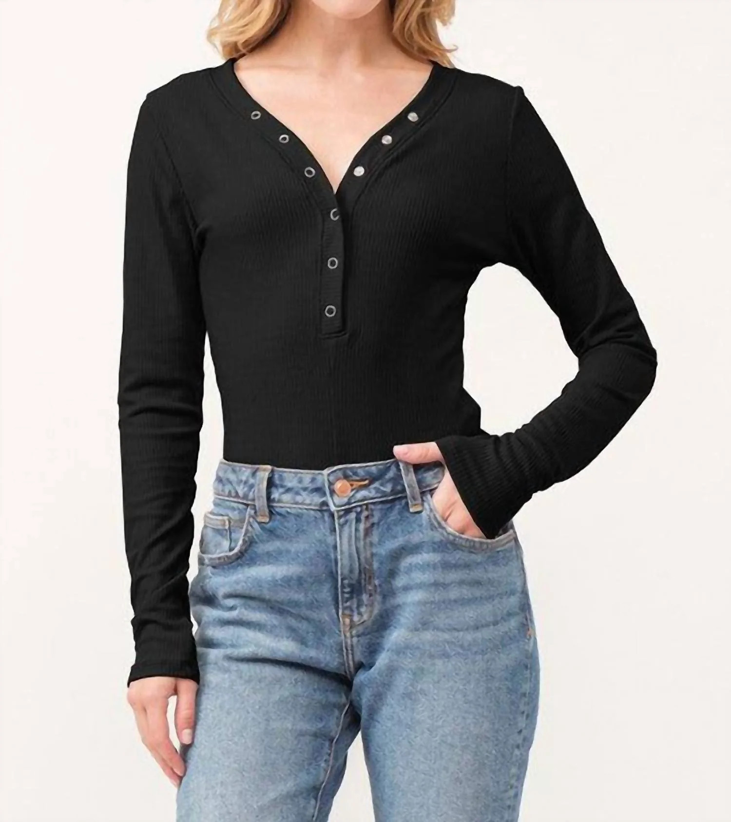 Marie Bodysuit In Black | Shop Simon