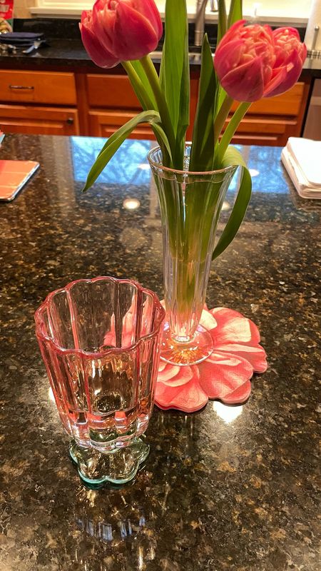 Five Bow find! Cute spring wine glasses!! 

#LTKhome