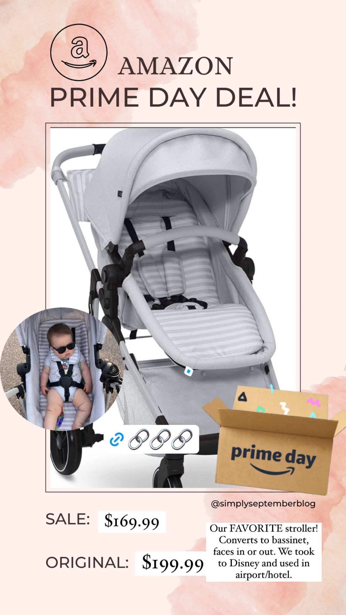 Our absolute favorite gap stroller is 
Currently part of the Amazon prime day sale. This baby stroller converts into a bassinet forward, facing or rear facing.  It was the perfect stroller to use for travel at Disney World and in the airport.



#LTKxPrimeDay #LTKsalealert #LTKbaby