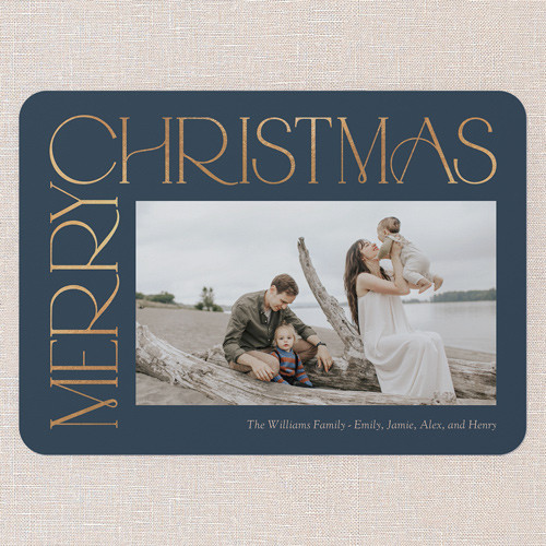 Side Serifs Holiday Card | Shutterfly