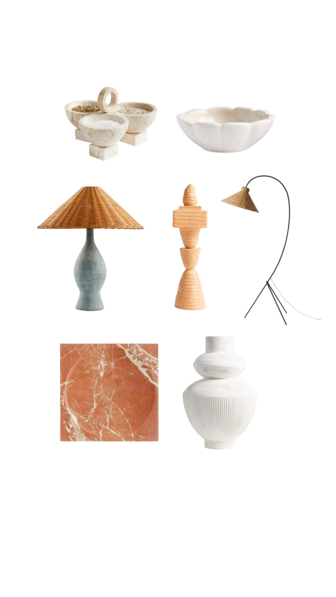 One of my most favorite collabs ever—Athena Calderone X Crate and Barrel

White vase, floor lamp, Athena Calderone, Eyeswoon, table lamp, Crate & Barrel, home decor, home styling, serving pieces, platter 

#LTKunder100 #LTKFind #LTKhome