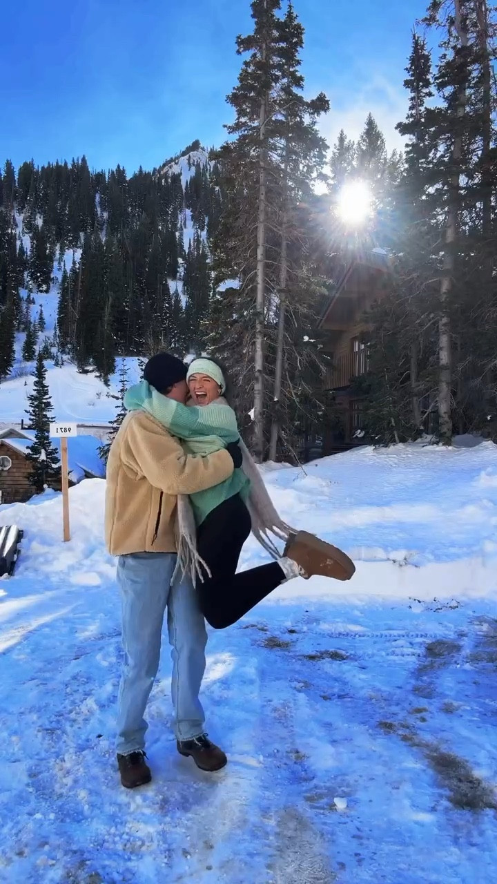 winter wonderland with my 🤍wearing size 2 in these leggings! 

Christmas outfit, sweater, cold weather outfits, snow outfits, men’s coat, lululemon, Ugg, North Face 

#LTKSeasonal #LTKHoliday #LTKVideo