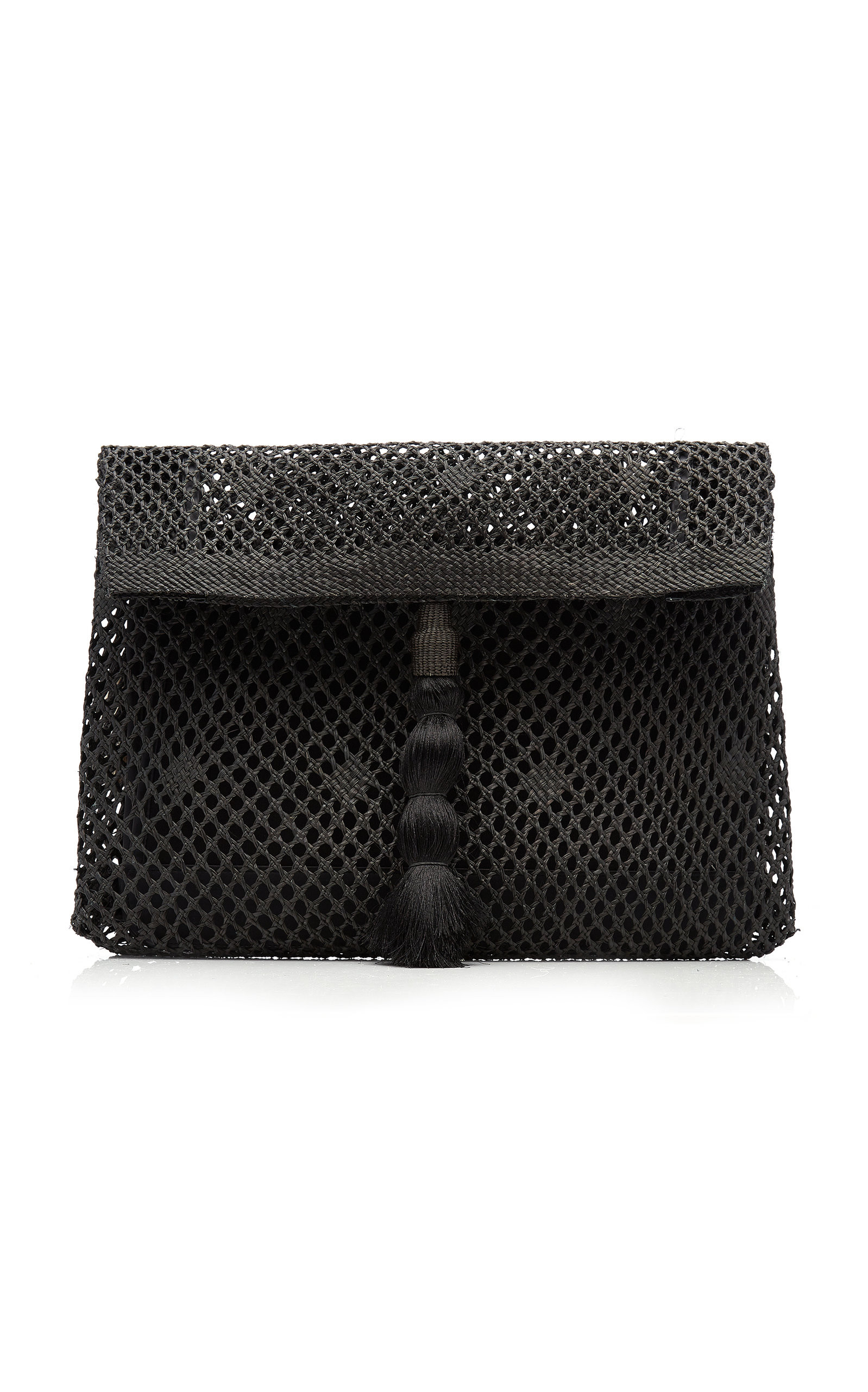 Bay of Bengal Tasseled Palm Clutch | Moda Operandi (Global)