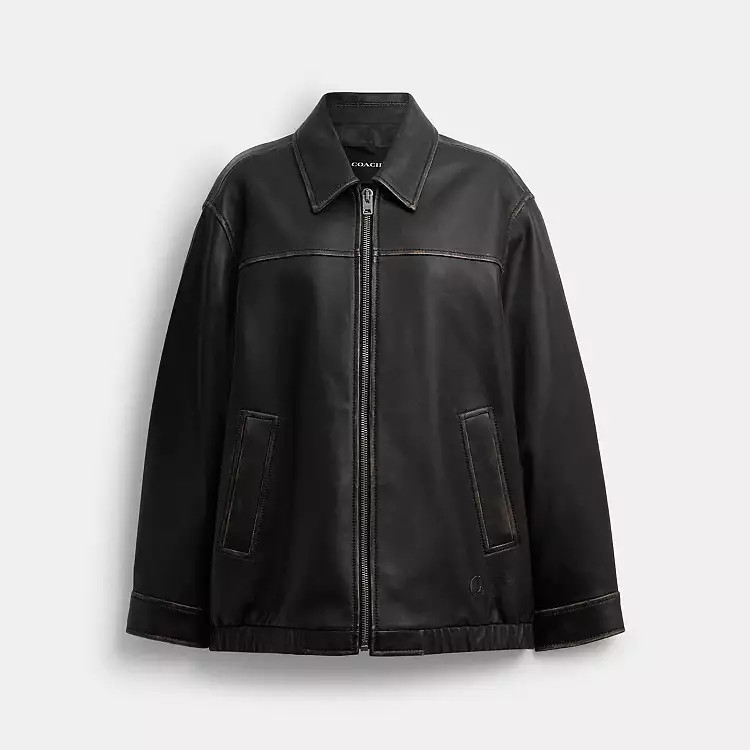 Loved Oversized Leather Jacket | Ready to Wear | Coach | Coach (US)