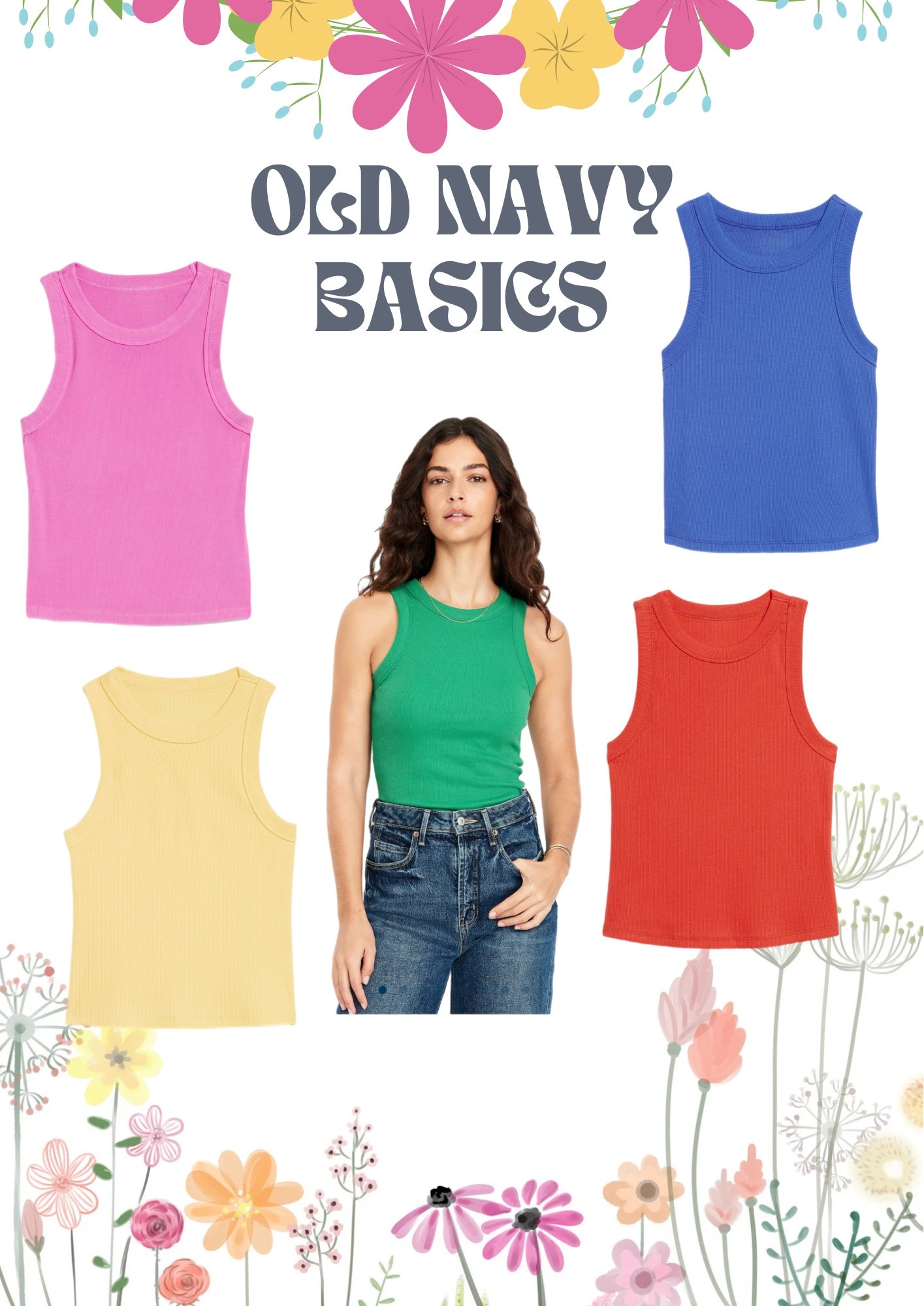 Must have tanks from Old Navy! You’ll want every color. Size up one or two. I’m typically a XS/S & I buy M in these. 

#LTKStyleTip #LTKSaleAlert