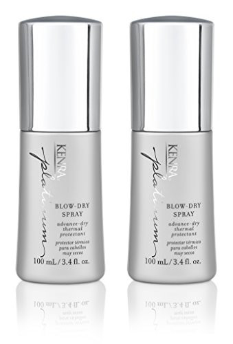 Kenra Professional Platinum Blow-Dry Spray | Time-Saving Heat Protectant | Detangles, Smooths, and Softens | Eliminates Frizz & Resists Humidity | Medium To Coarse Hair | 3.4 fl. oz. (2-Pack) | Amazon (US)