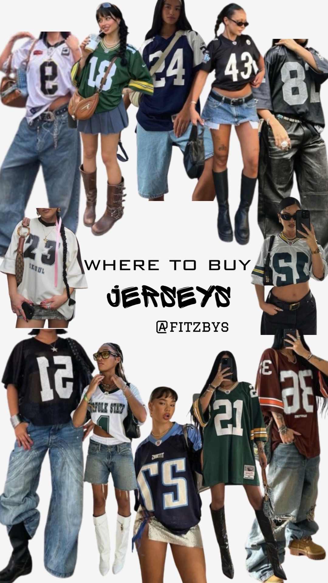 Where to buy jerseys 

Jersey, jerseys, sport jersey, football jerseys, sport outfit, jersey shirt, jersey outfit, cropped jerseys, jersey outfit ideas, number jerseys, fashion jerseys, street wear, cool girl, 2024 trends, spring/summer trend, fashion trends, outfit inspo 
Style inspo, 
#jerseys #jerseyoutfit #sportjersey #wheretobuy #top #jerseyrtops #shirts #sportyoutfit #coolgirl #streetwear #streetstyle #fashiontrend #outfitinspo 

#LTKSeasonal #LTKVideo #LTKstyletip