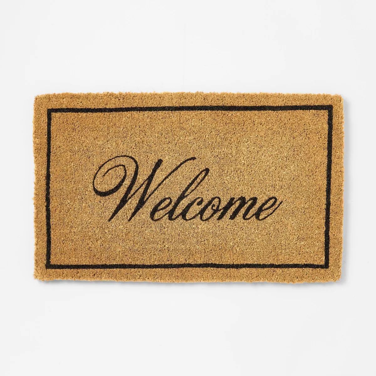 1'6"x2'6" 'Welcome' Coir Doormat Natural - Threshold™ designed with Studio McGee | Target
