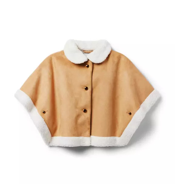 The Cozy Sherpa Cape | Janie and Jack