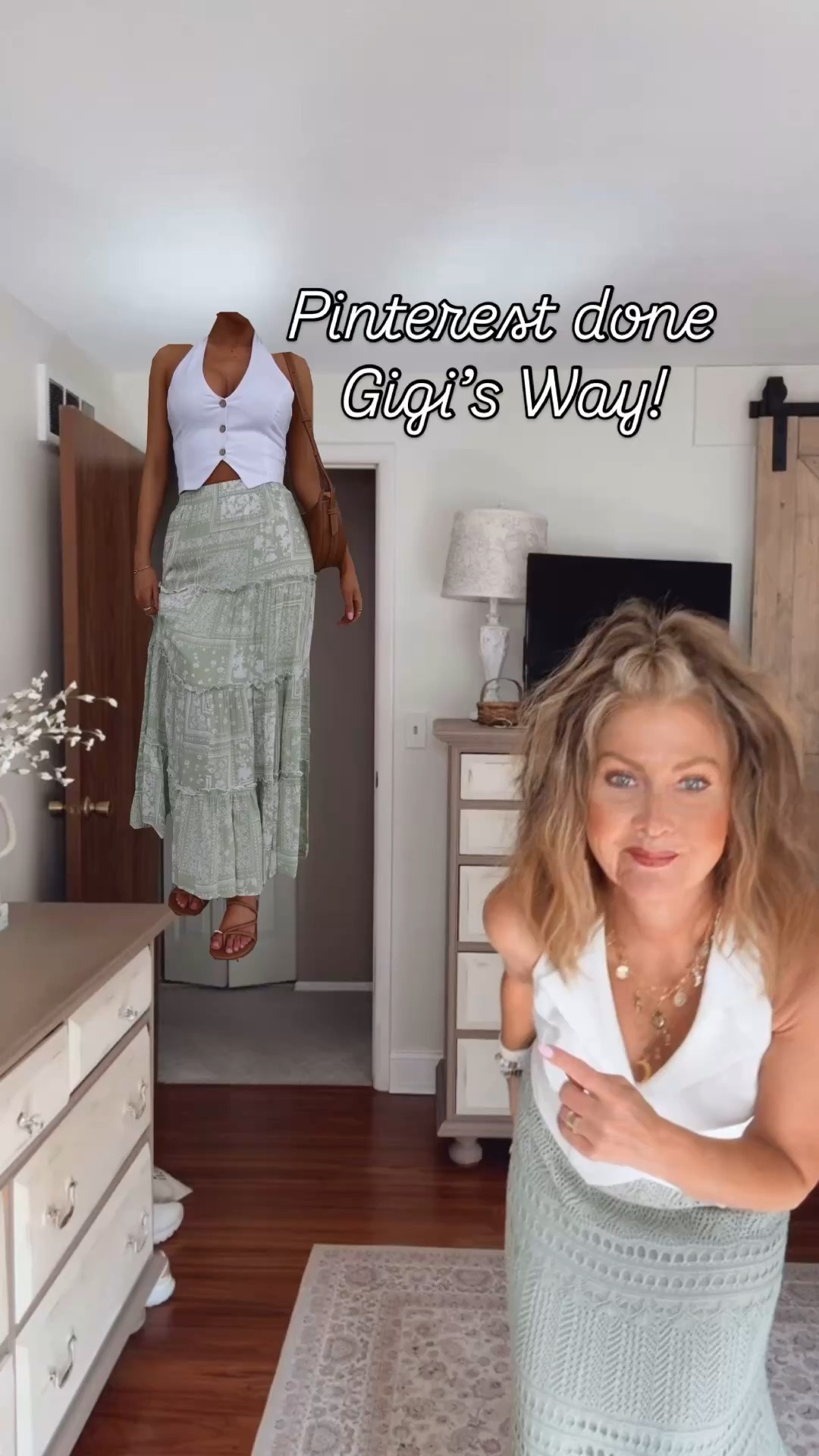 💚Episode 19 of Pinterest Done Gigi’s Way💚
Easy summer skirt outfit!
TTS!