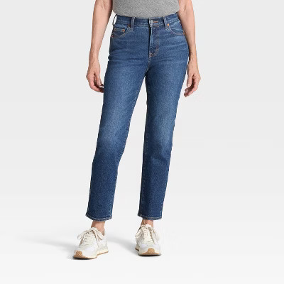 Women's Mid-Rise 80's Slim Straight Ankle Jeans - Universal Thread™ Medium Wash 00 | Target