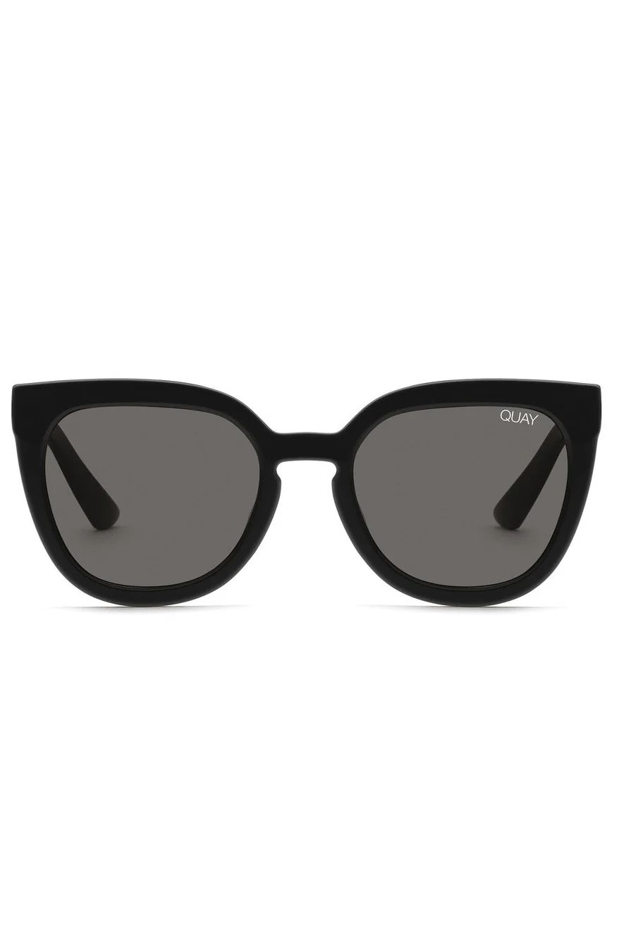 Quay Australia Noosa Black Cat Eye Sunglasses / Size One Size | Social Threads