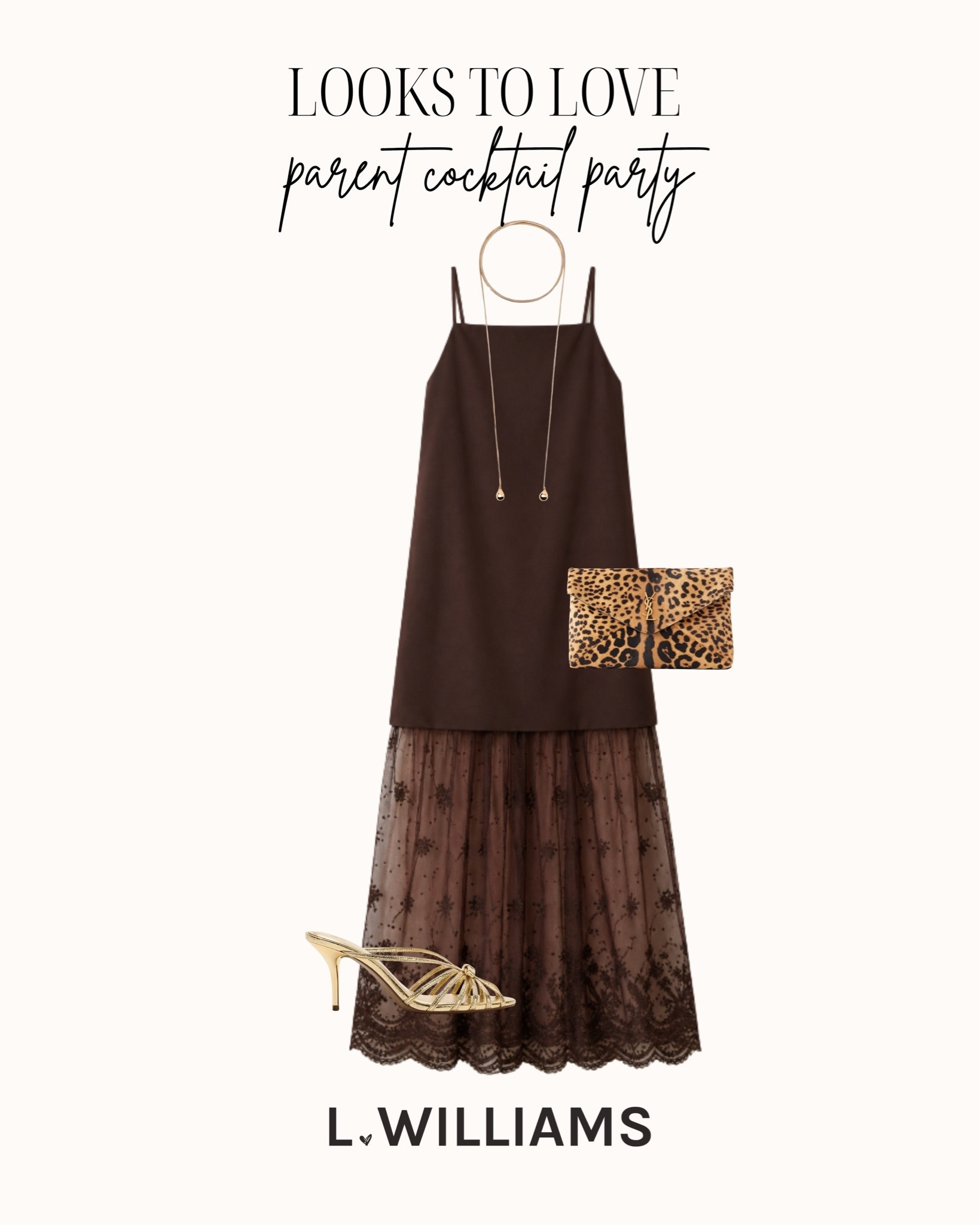 Looks to love, I wore a size Small in the dress!