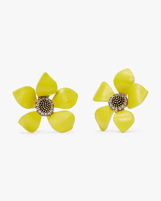 Flower Power Leather Studs | Kate Spade (US)