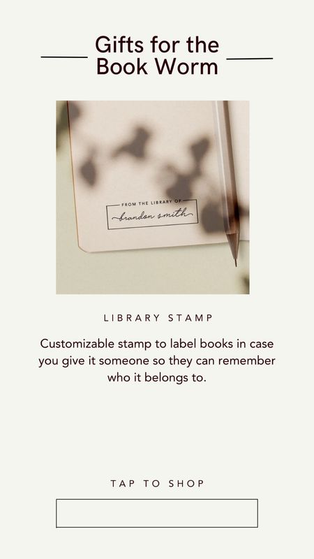 Turn your library stamp into a beautiful fine stamp which will last for years. Book stamp, this book belongs to stamp, custom book stamp 

#LTKGiftGuide #LTKeurope