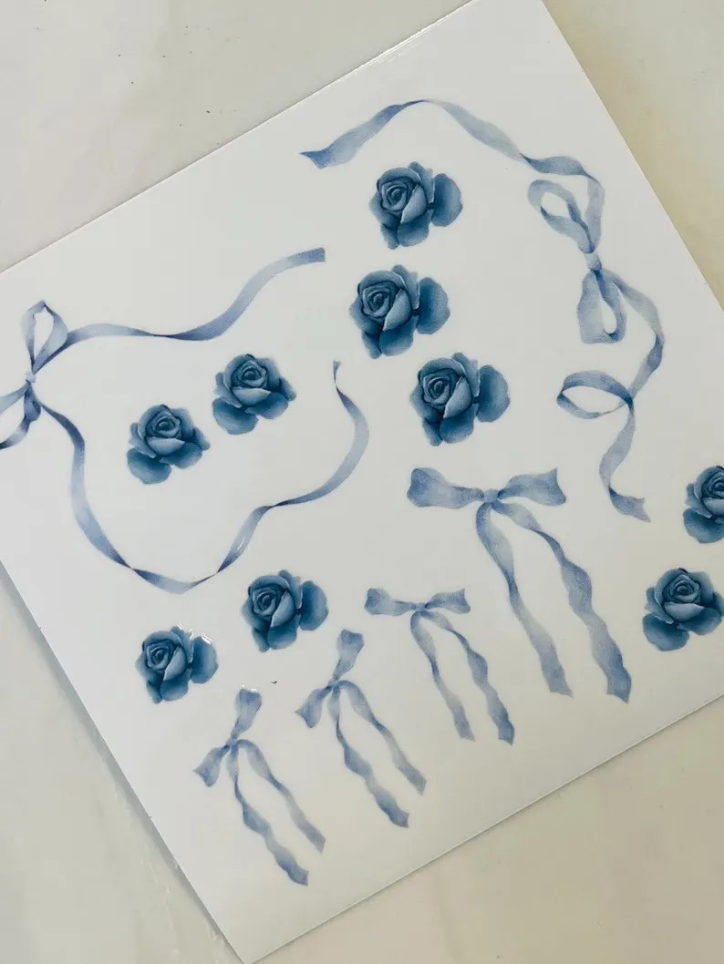 Blue Ribbons and Roses - Etsy | Etsy (US)