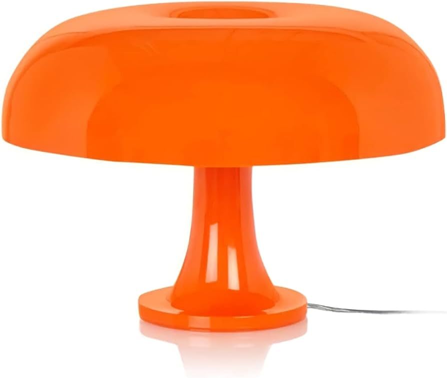 Lotus Atelier Orange Mushroom Lamp for Room Aesthetic Modern Lighting for Bedroom | Cool Retro Li... | Amazon (US)