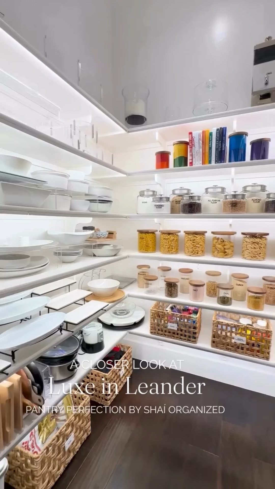 Just because this pantry at the Luxe in Leander Project deserves another post. 😍 

Interested in transforming your space? Send us a DM to get started. 💫