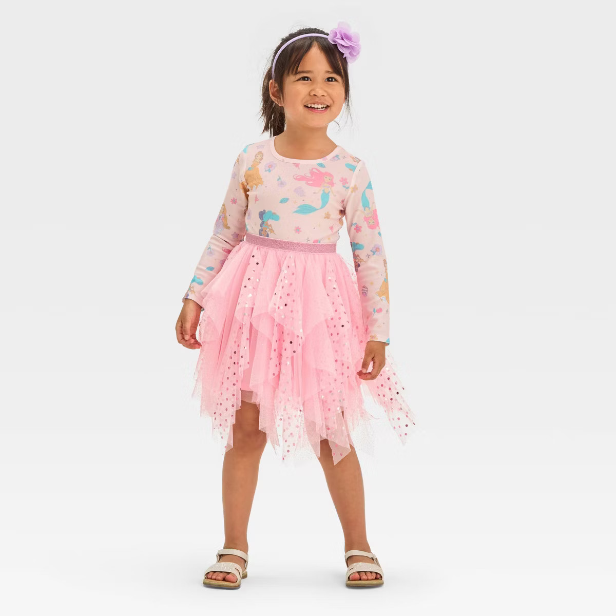 Toddler Girls' Disney Princess Ballerina Dress - Pink 5T | Target