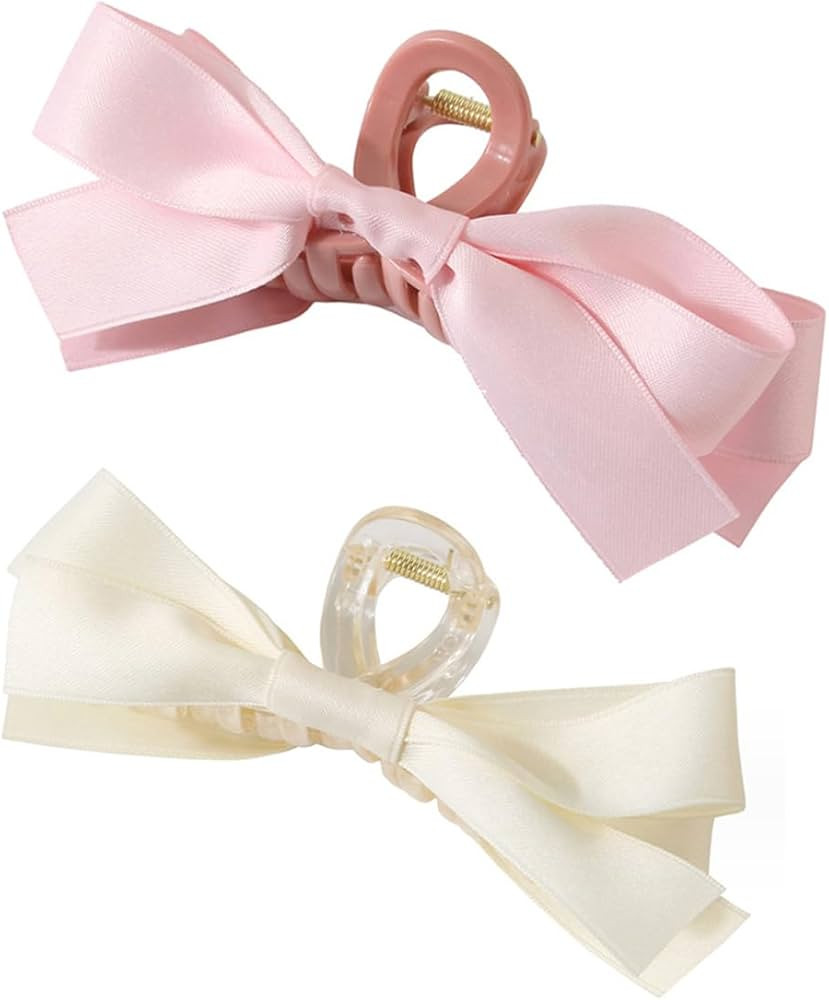 Big Bow Hair Claw Clips, Bow Hair Barrette Nonslip Claw Clip, Bow Hair Dress Up Accessories for W... | Amazon (US)