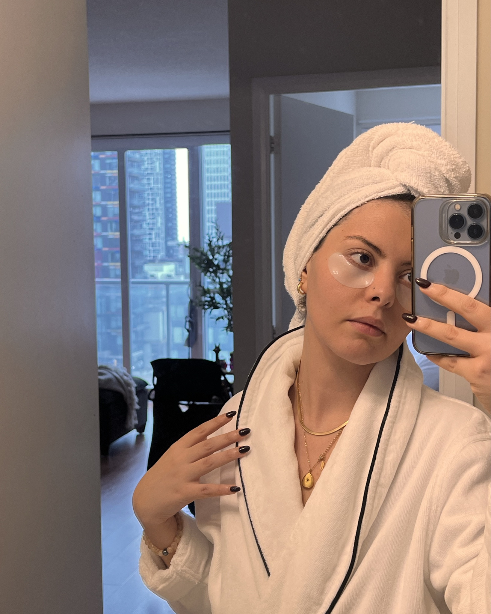 Evening TLC! Love being in this comfy robe & hydrating eye patched - I keep them in the fridge so they are nice and cool for the under eye area 🩷 #ltkskincare

#LTKsummer #LTKbeauty #LTKcanada