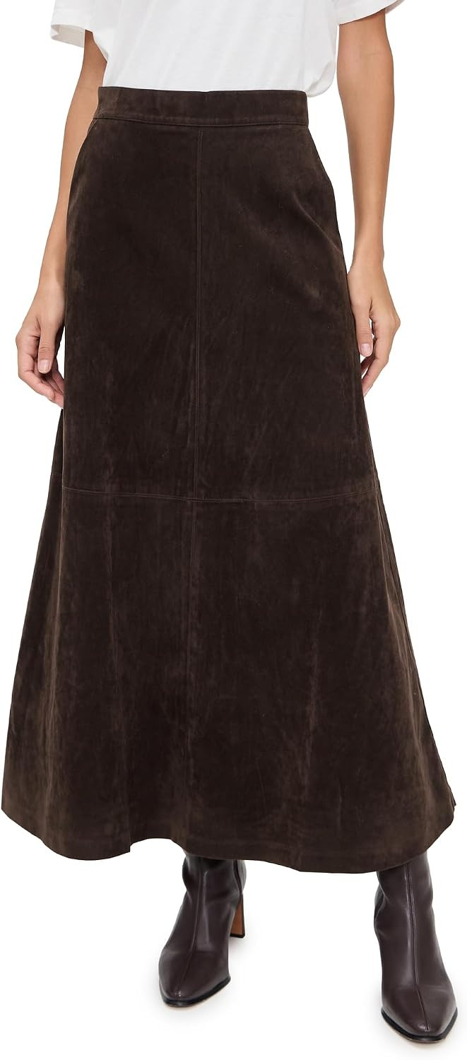 JOE'S JEANS Women's The Tavi Vegan Suede Skirt | Amazon (US)