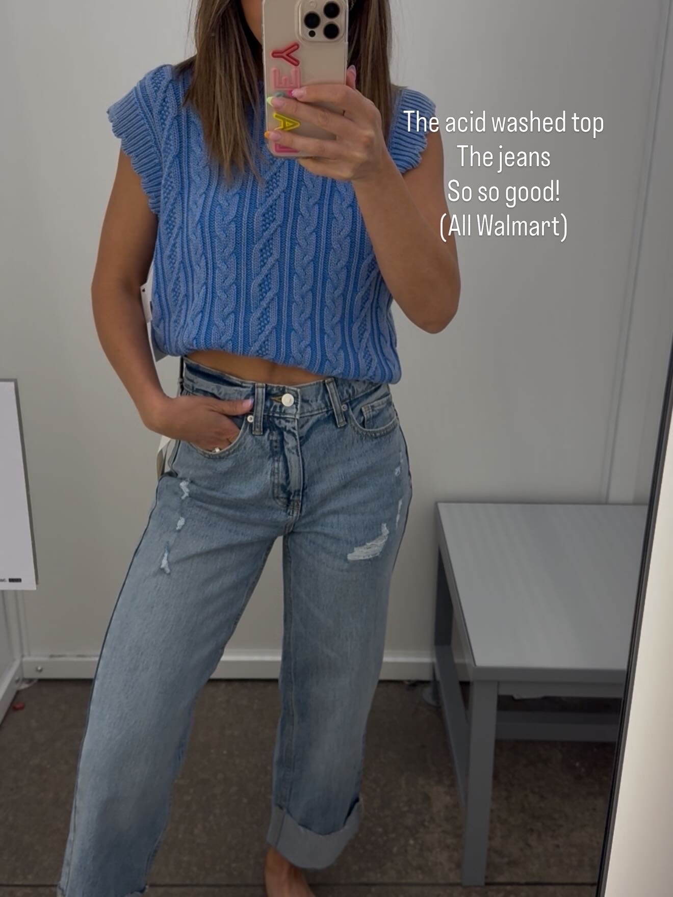 Walmart is consistently upping their game lately and I’m obsessed! These jeans and top are so dang good

#LTKSaleAlert #LTKootd #LTKmomlife