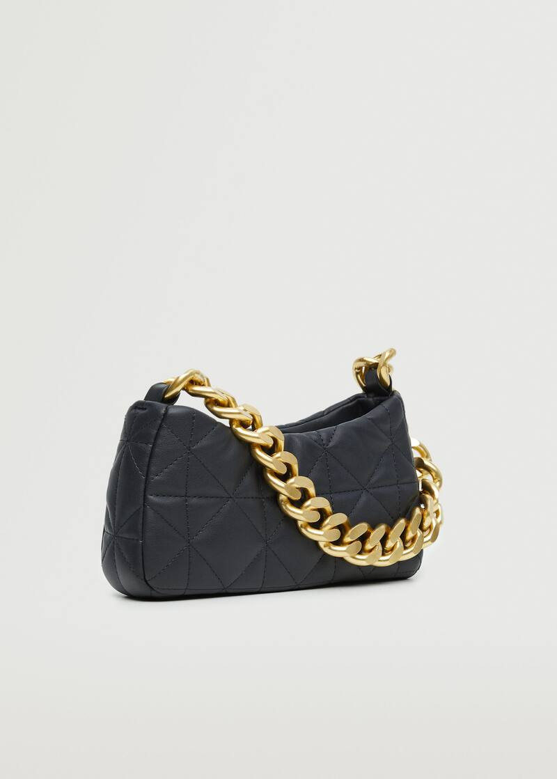 Quilted chain bag -  Women | Mango USA | MANGO (US)