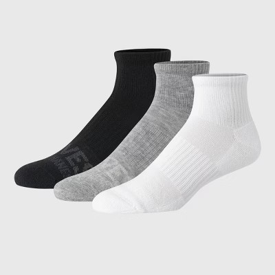 Hanes Moves Premium Men's Breathable Mesh Ankle Socks 3pk - White 6-12 | Target