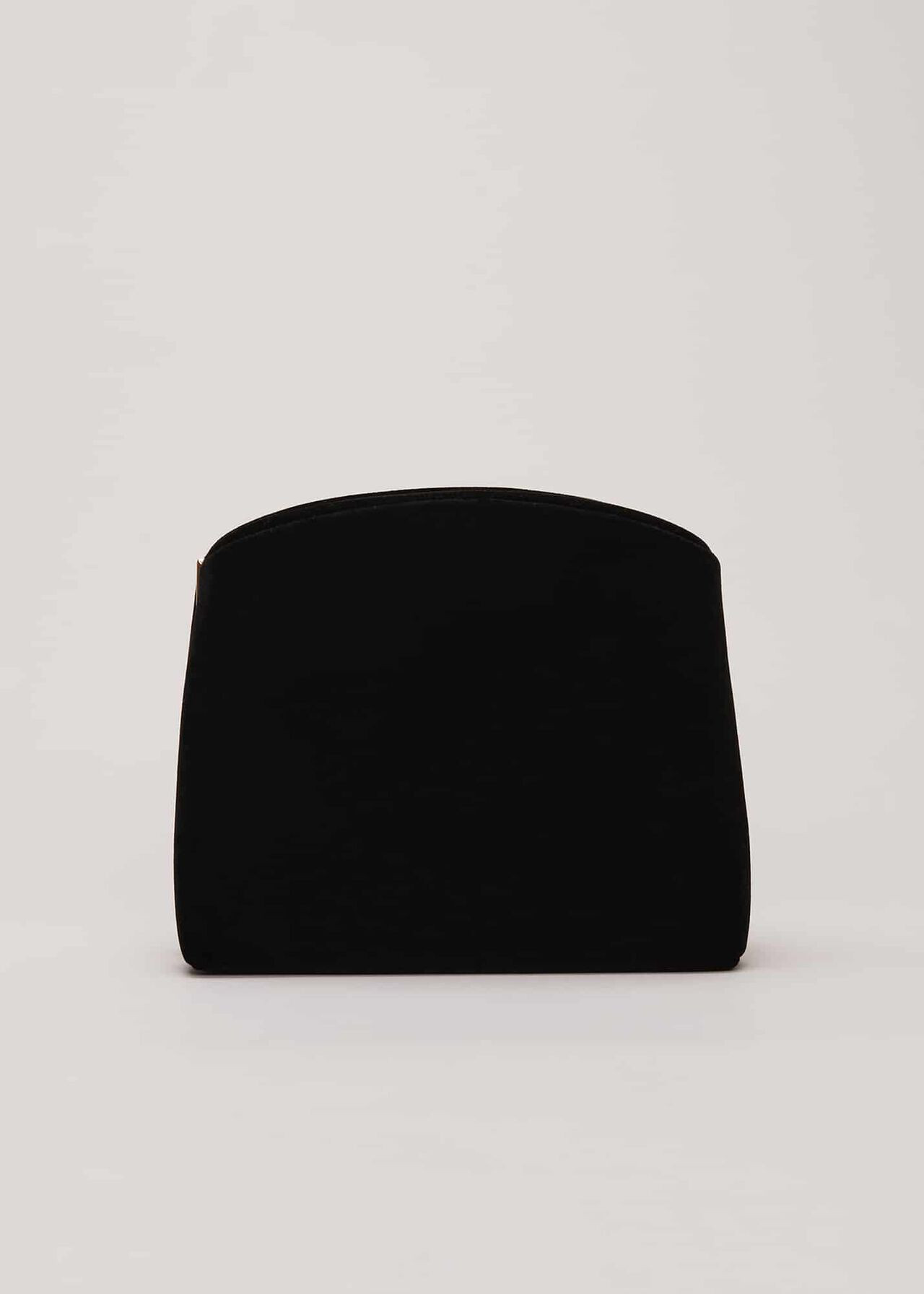 Black Velvet Clutch Bag | Phase Eight (UK)