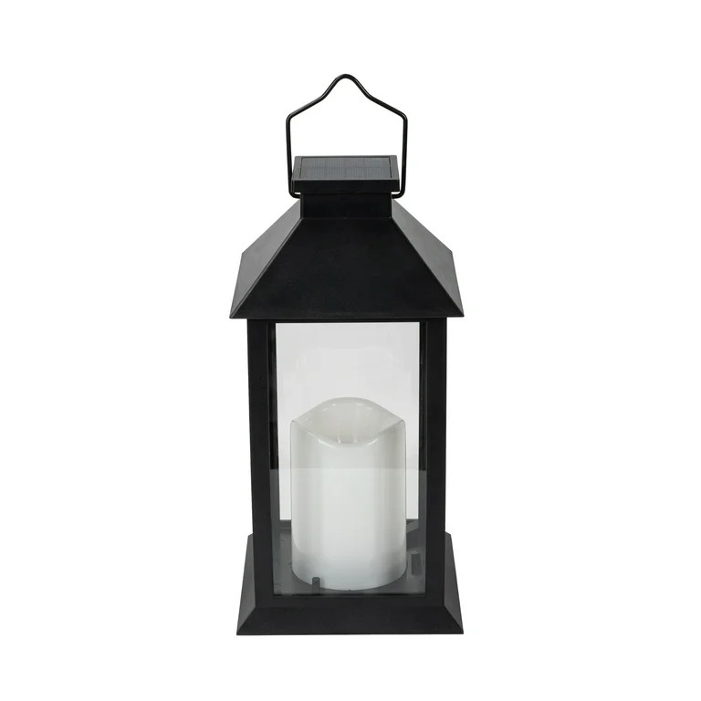Mainstays Solar Lantern Black | Walmart (US)