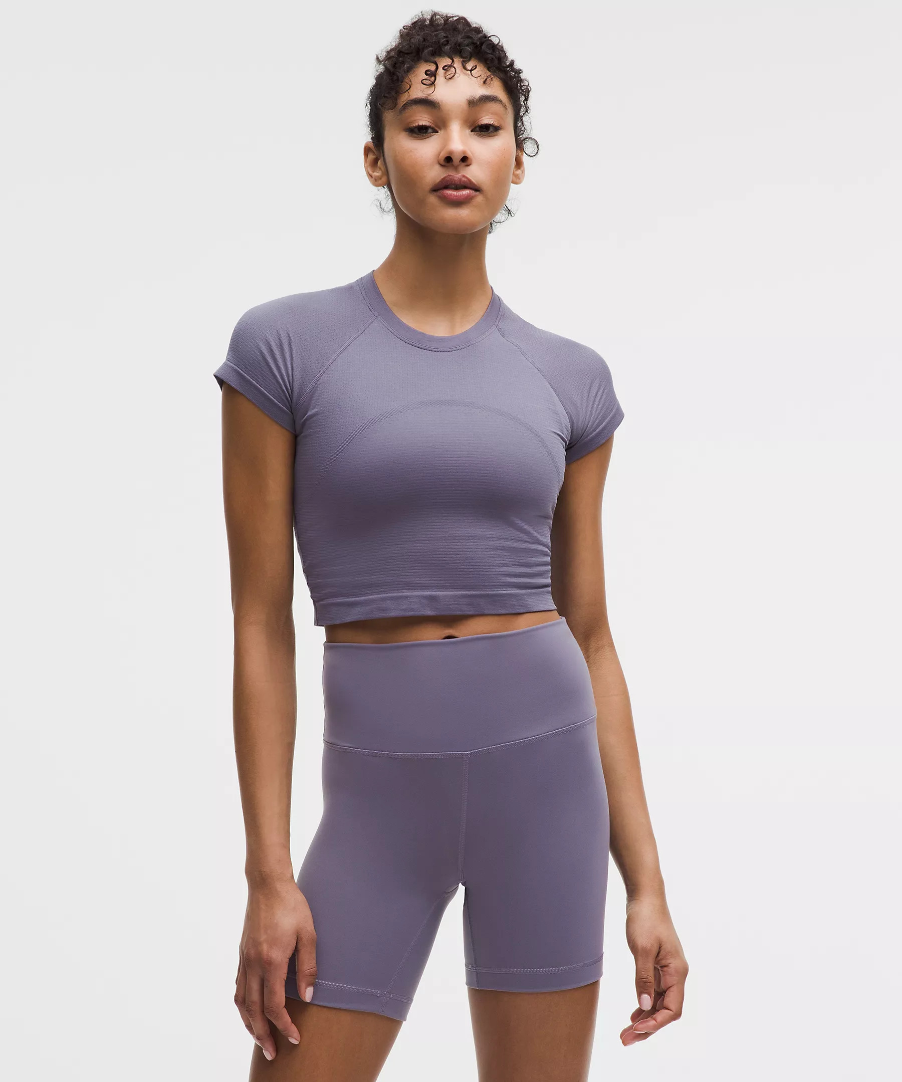 Swiftly Tech Cropped Short-Sleeve Shirt 2.0 | Lululemon (US)