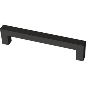 10-Pack Simple Modern Square 5-1/16 in. (128 mm) Modern Matte Black Cabinet Drawer Pulls | The Home Depot