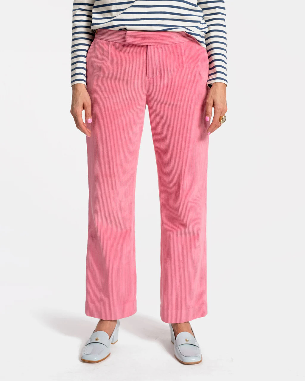 Chloe Corduroy Pant Pink | Frances Valentine