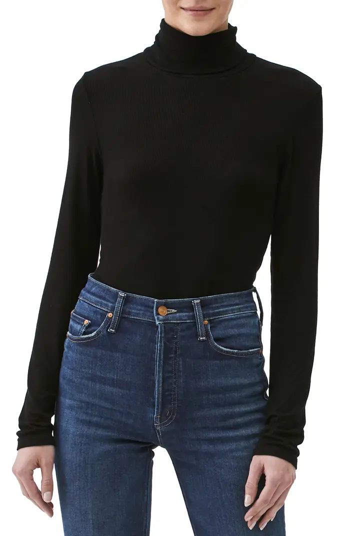 Michael Stars Gail Ribbed Turtleneck Top | Nordstrom | Nordstrom