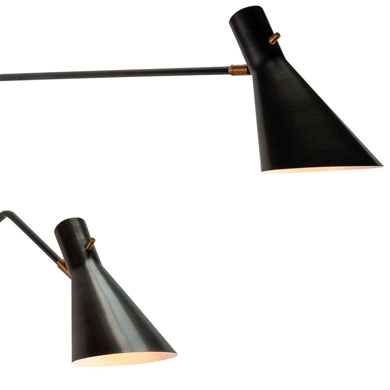 Spyder Blackened Brass Adjustable Hardwire/Plug-In Wall Lamp | Lamps Plus