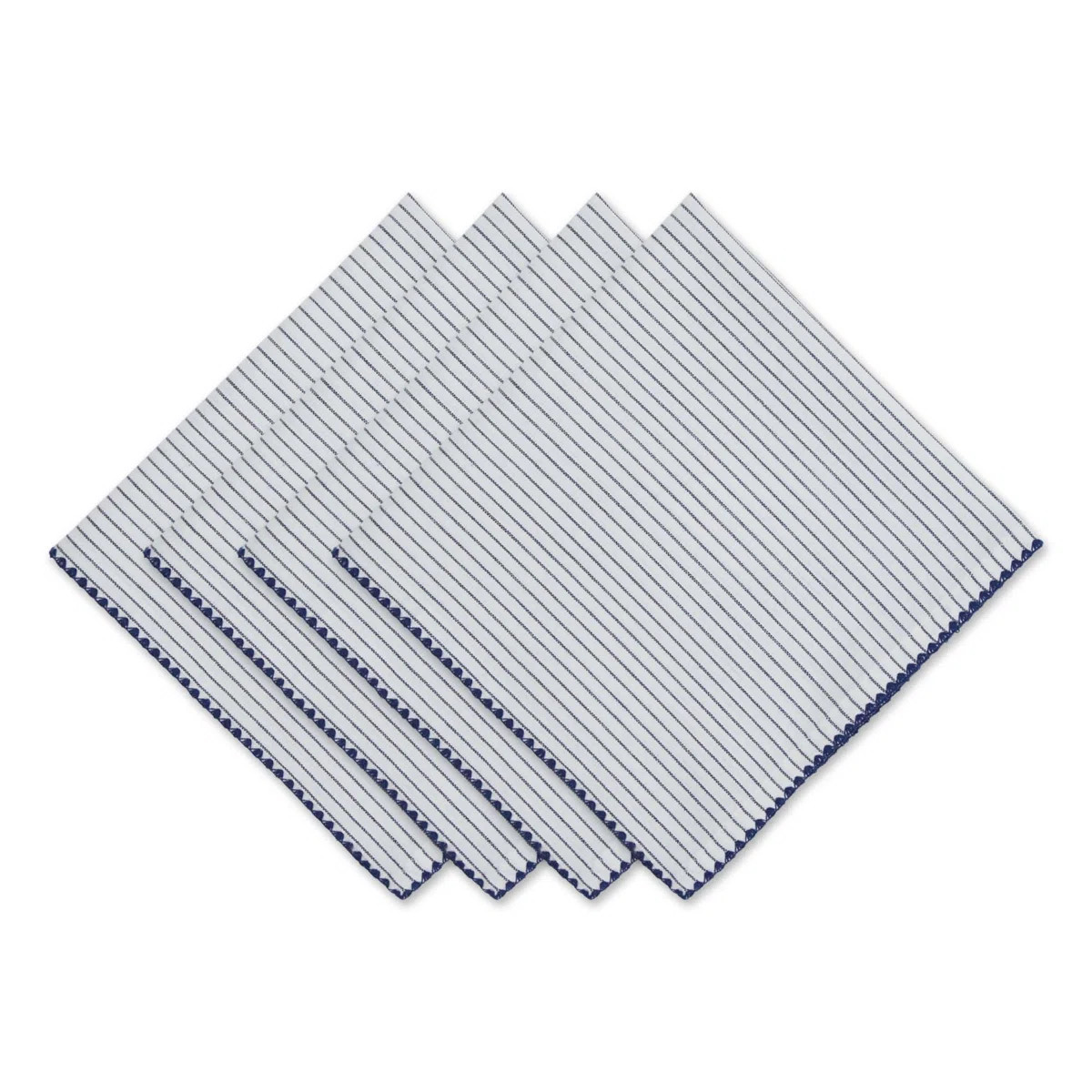 Hailsham Cotton Striped Square Napkin (Set of 4) | Wayfair North America