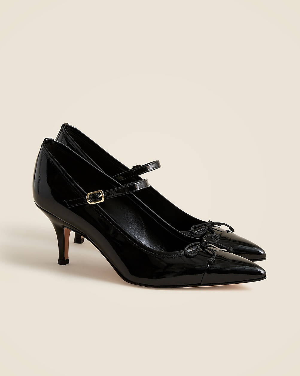 Made-in-Italy Colette cap-toe pumps in patent leather | J. Crew US