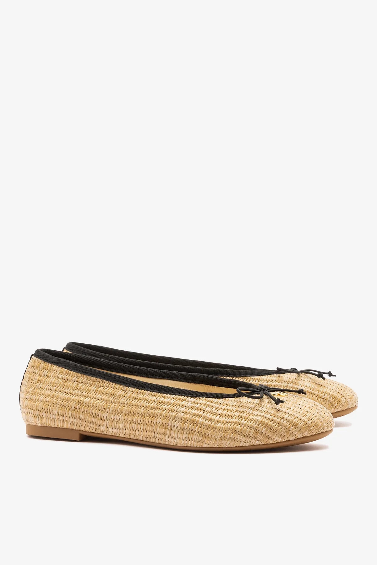 Pavlova Ballet Flat Natural Raffia | Larroude