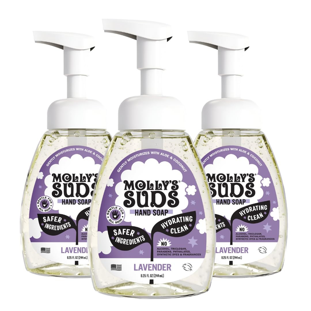 Molly's Suds Foaming Hand Soap - Made with Aloe and Coconut Oil | Moisturizing Hand Wash | Clean ... | Amazon (US)
