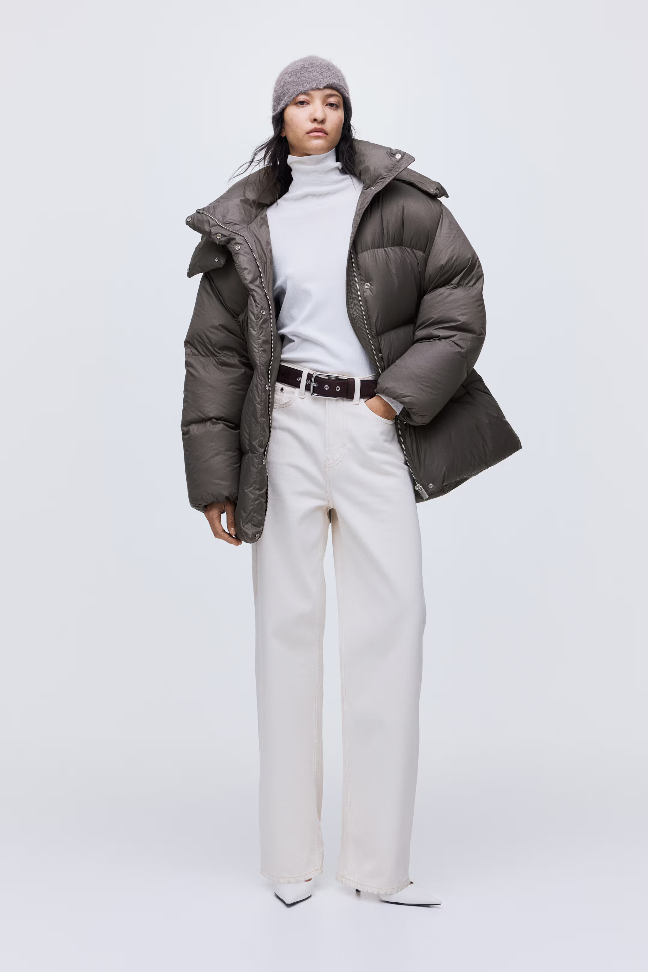 Hooded down puffer jacket | H&M (UK, MY, IN, SG, PH, TW, HK)