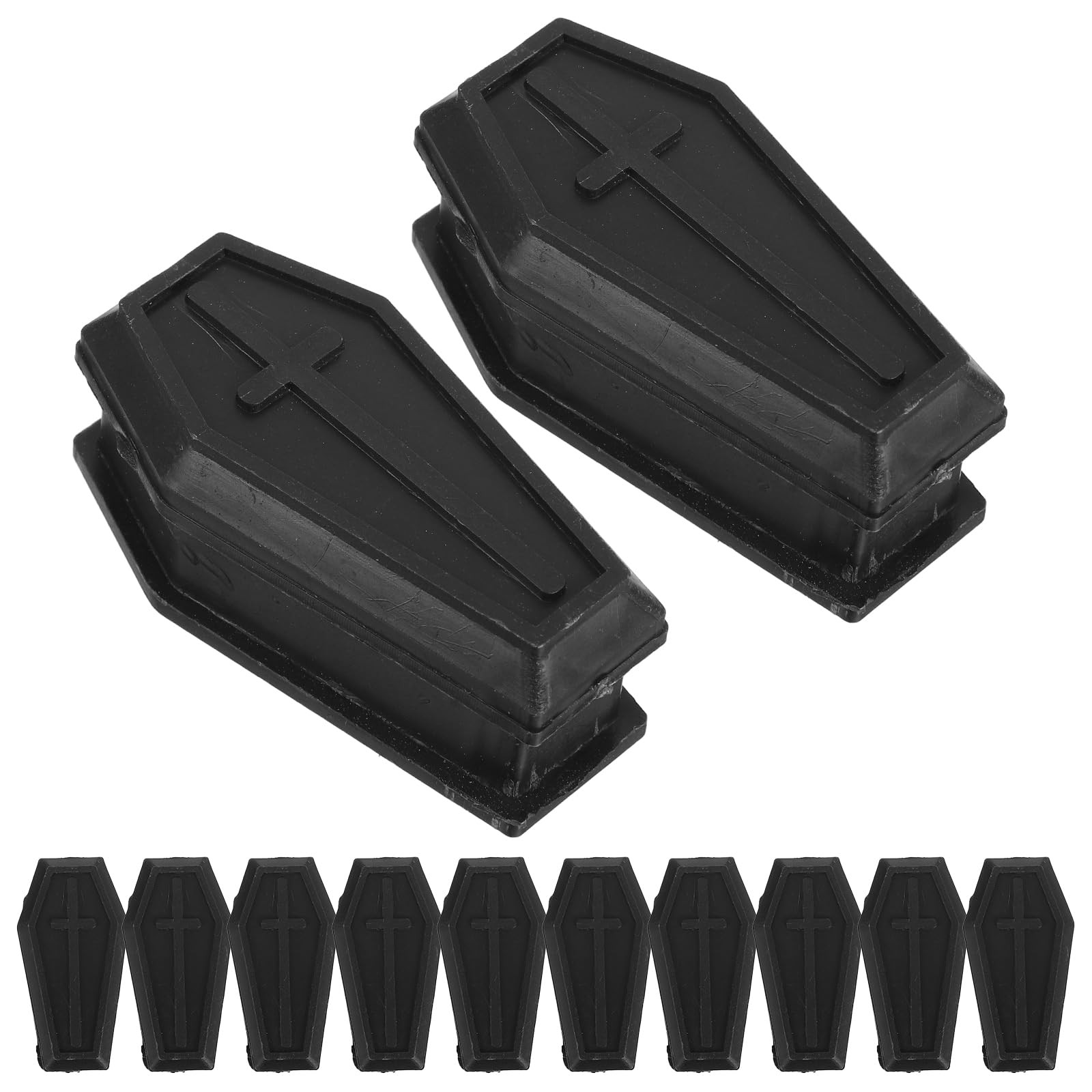 Healifty Mini Halloween Coffin, 12pcs Mini Coffin Boxes, Halloween Prop, Shaped Treat Box, Candy ... | Amazon (US)