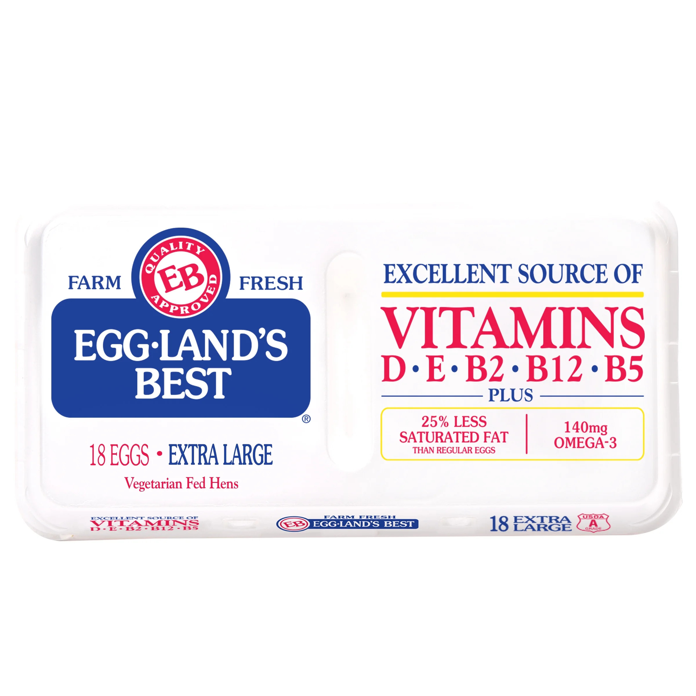Eggland's Best Extra Large White Eggs, 18 Count | Walmart (US)
